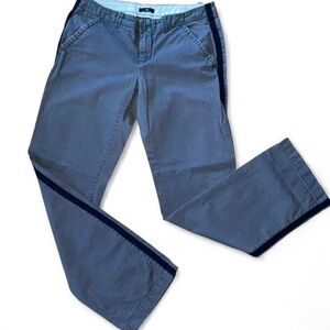 GAP Gray Straight Leg Women's Pants with Side Stripe